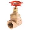 RS PRO Bronze Gate Valve 1-1/4 in BSPT Threaded, Female Outlet, 20 Bar Maximum Operating Pressure 511-5078