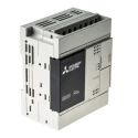 Mitsubishi Electric FX3S Series PLC CPU, 12-Input Sink Type, 8 Relay Outputs, 2A Output Current, DIN Rail Mount 