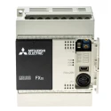 Mitsubishi Electric FX3S Series PLC CPU, 12-Input Sink Type, 8 Relay Outputs, 2A Output Current, DIN Rail Mount 