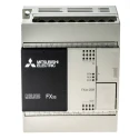 Mitsubishi Electric FX3S Series PLC CPU, 12-Input Sink Type, 8 Relay Outputs, 2A Output Current, DIN Rail Mount 