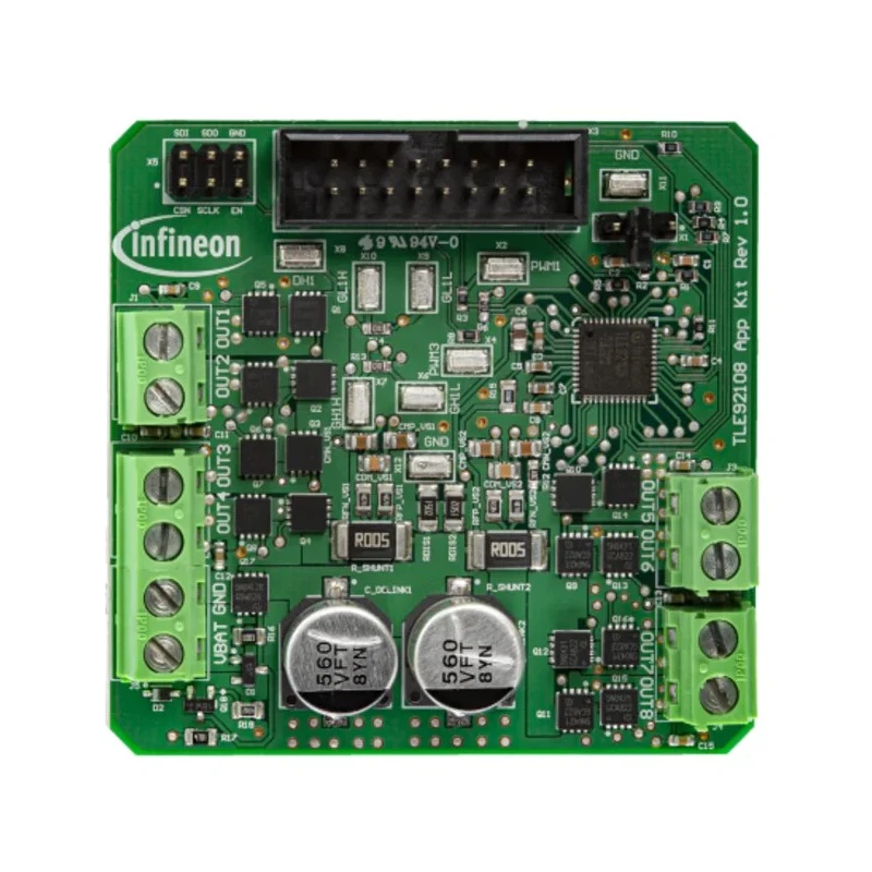 Infineon TLE92108-23QX APPKIT MOSFET Motor Evaluation Kit for DC Motors TLE92108-23QX