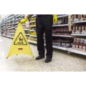 Rubbermaid Commercial Products Weighted Yellow 762 mm Fabric Steel Wet Floor Cone FG9S0100YEL