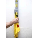 Rubbermaid Commercial Products Weighted Yellow 508 mm Spring Steel Fabric Safety Cone FG9S0000YEL