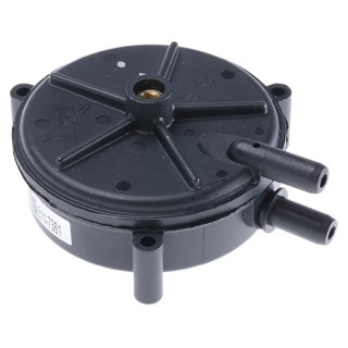 Herga Ultra Low Pressure Differential Pressure Sensor 12.61 psi, 1.61 mbar Maximum, Fibreglass Housing 6101-0029