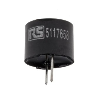 RS Pro Magnetic Buzzer Component PCB Mount 85 dB Continuous Tone 4V dc Min 8V dc Max 9.5 mm Height 5117658P