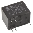 TE Connectivity PCB Signal Relay 24V DC Coil 2A DPDT OUAZ-SH-124L