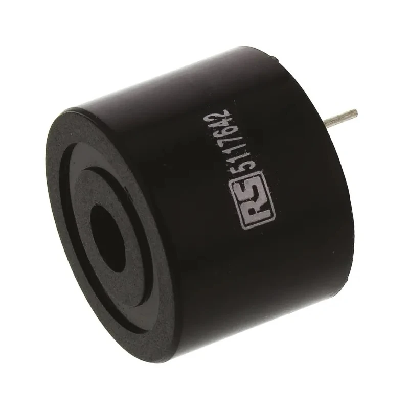 RS PRO 80 dB Through Hole Continuous Internal 18 mm Piezo Buzzer Component 3 V dc Min 16 V dc Max 511-7642