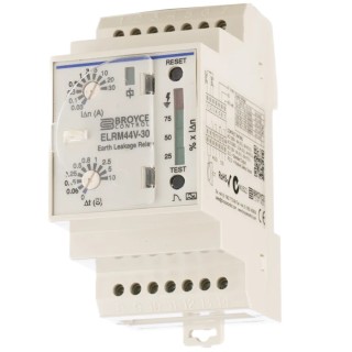 Broyce Control RCD Switch Earth Leakage Relay ELRM44V-30 115/230VAC
