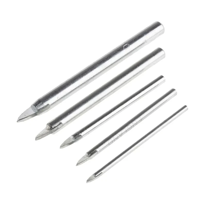 RS PRO 5-Piece Glass Drill Bit Set for Masonry 4 mm to 8 mm High Speed Steel 511-9682