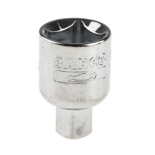 Bahco 3/8 in Square Drive Adapter Socket, Polished Alloy Steel, 24.7mm Overall 7764