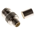 TE Connectivity N Series Coaxial Connector Cable Female N Connector, 50 Ω, Straight Body Crimp 1-1337414-0