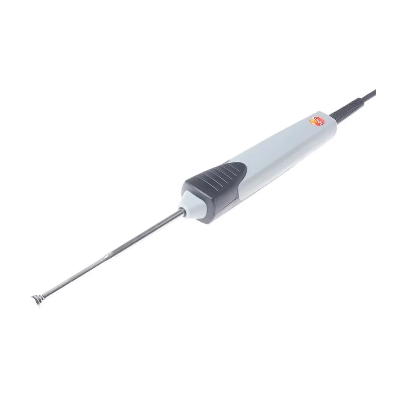 Testo PT100 Surface Temperature Probe, 114 mm Length, 5.9 mm Diameter, ±0.2°C Accuracy, Max 400°C PT100