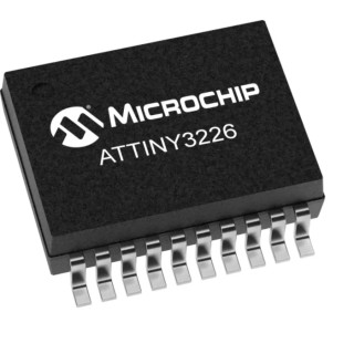 Microchip 16 bit AVR Microcontroller 32kB FLASH 3kB SRAM 20 MHz 20-Pin SOIC ATTINY3226-SU
