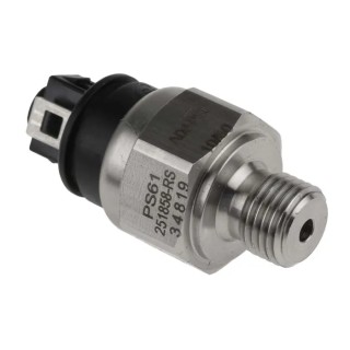 Gems Sensors PS61 Series Subminiature OEM Pressure Switch 0.7 bar Min 4.1 bar Max 42V Supply Zinc Plated Steel Housing PS61