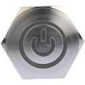 TE Connectivity Series Illuminated Push Button Switch, Momentary, Panel Mount, 16 mm Cutout, SPST, Blue LED, IP67, 36 V AV16