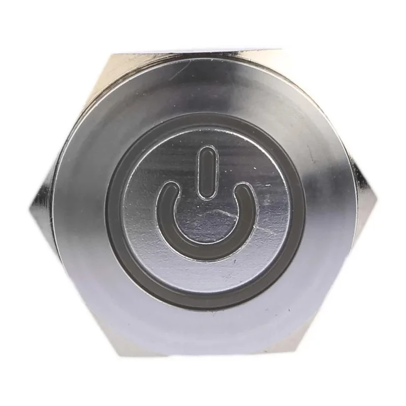 TE Connectivity Series Illuminated Push Button Switch, Momentary, Panel Mount, 16 mm Cutout, SPST, Blue LED, IP67, 36 V AV16