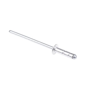 POP Aluminium Blind Rivet, 3.2 mm Diameter, 11.5 mm Length, Plain Finish, Steel Mandrel EBD410BS