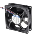 ebm-papst 8400 N Series Compact 12V DC Axial Fan, 45 m³/h Air Flow, 2050 RPM, 900 mW Power, IP68 80x80x25 mm 