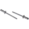 POP Aluminium Blind Rivet 4 mm, Rivet Length 10.5 mm, Aluminium Body, Steel Mandrel EBD508BS