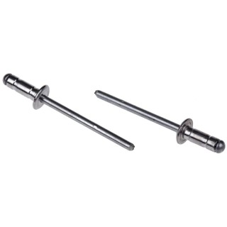 POP Aluminium Blind Rivet 4 mm, Rivet Length 10.5 mm, Aluminium Body, Steel Mandrel EBD508BS