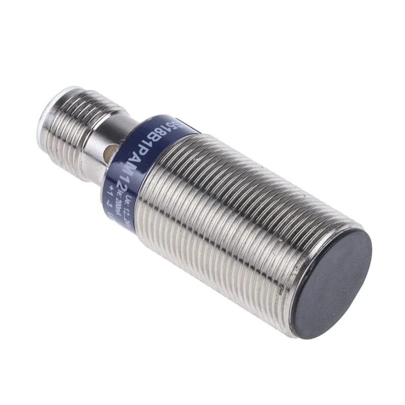 Telemecanique Sensors Threaded Barrel Inductive Proximity Sensor M18 x 1 PNP 36V DC 240V AC 5mm Detection XS518B1PAM12