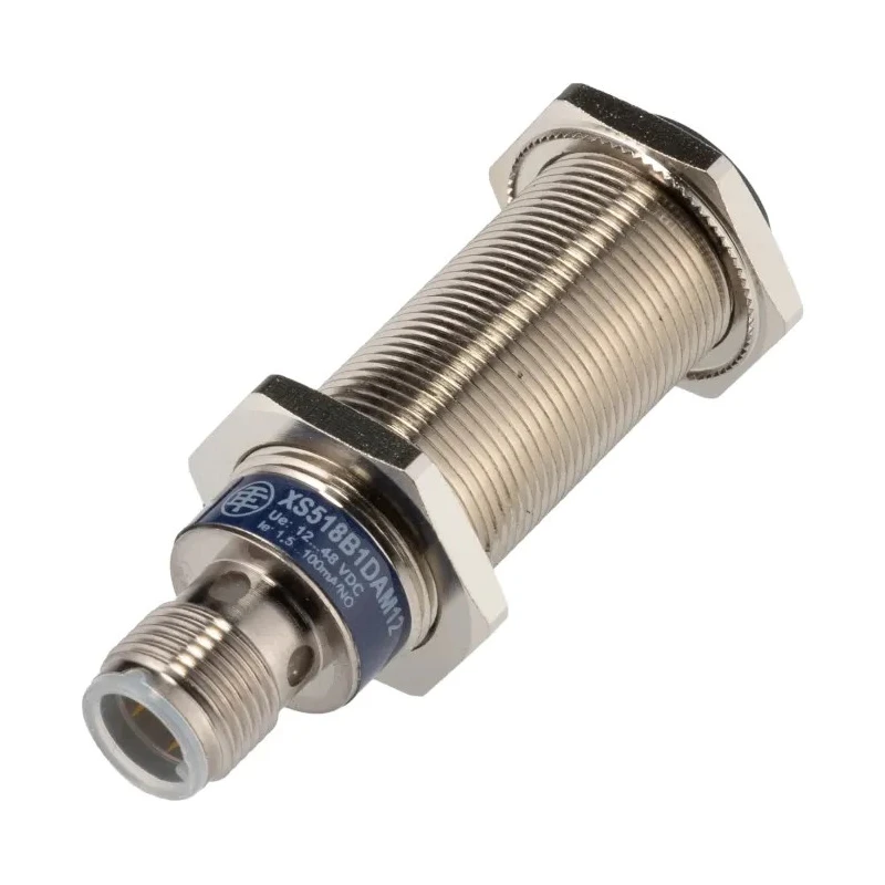 Telemecanique Sensors Threaded Barrel Inductive Proximity Sensor M18 2-Wire 48V dc 5 mm Detection XS518B1DAM12