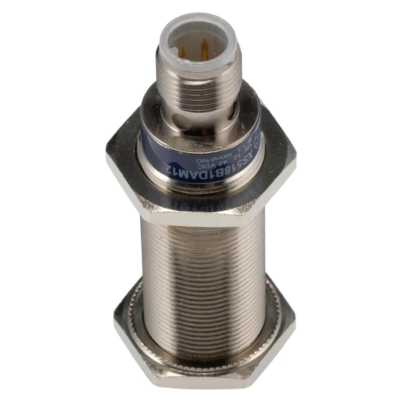 Telemecanique Sensors Threaded Barrel Inductive Proximity Sensor M18 2-Wire 48V dc 5 mm Detection XS518B1DAM12