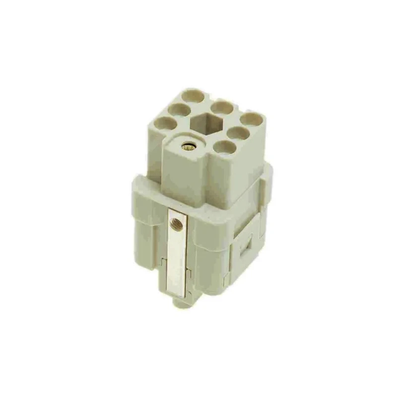 HARTING Heavy Duty Power Connector Insert 10A Han Q Series Female 8 Contacts 09120073101