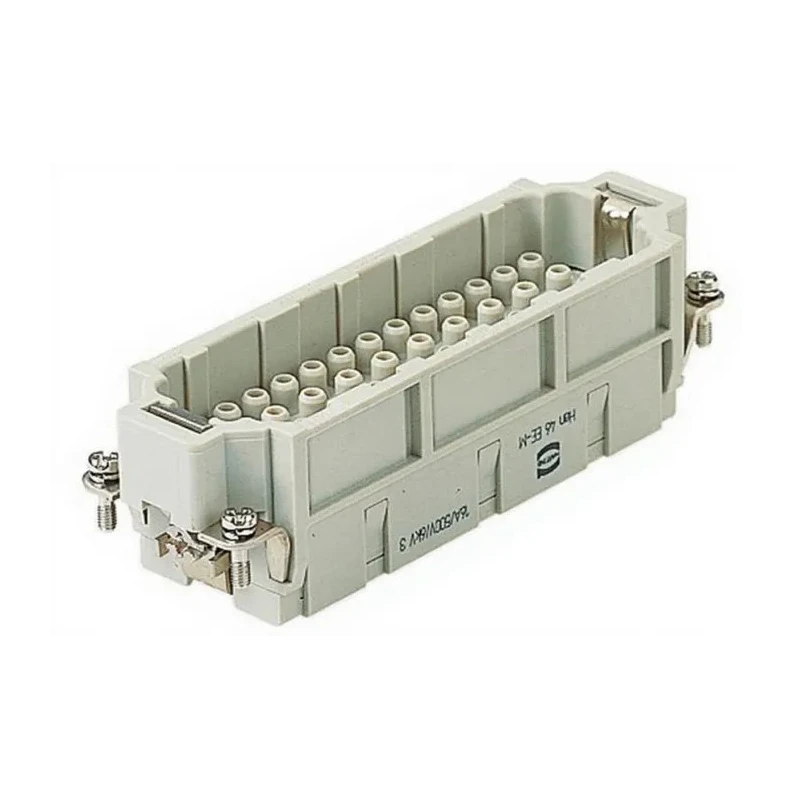 HARTING Heavy Duty Power Connector Insert 16A 500V 46 Contacts Han EE Series Male 09320463001