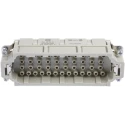 HARTING Heavy Duty Power Connector Insert 16A 500V 46 Contacts Han EE Series Male 09320463001