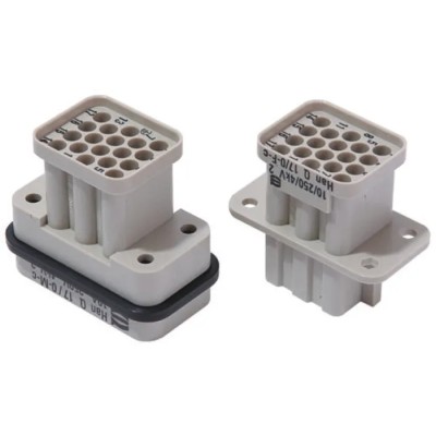 HARTING Heavy Duty Power Connector Insert 10A, Han Q Series Female, 18 Contacts 09120173101