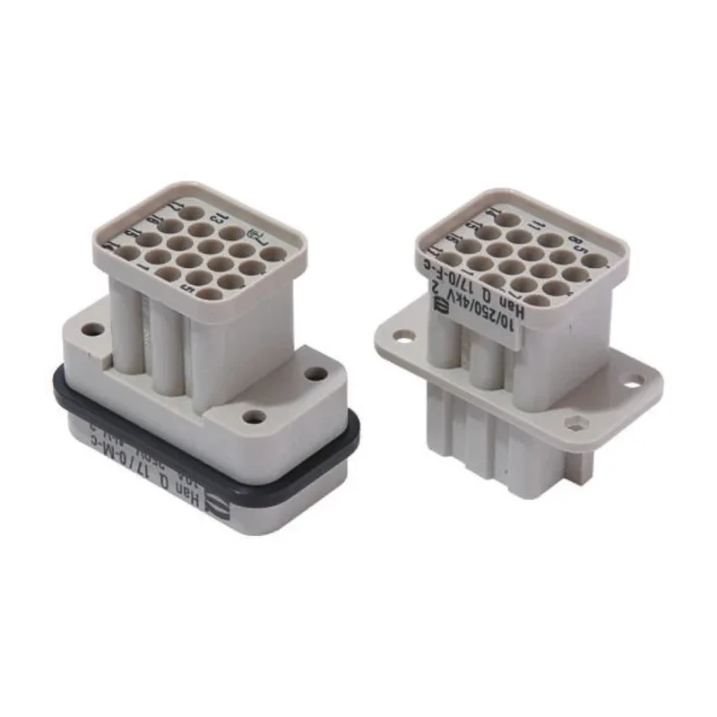 HARTING Heavy Duty Power Connector Insert 10A, Han Q Series Female, 18 Contacts 09120173101
