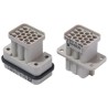 HARTING Heavy Duty Power Connector Insert 10A 17 Contacts Han Q Series Male 09120173001