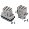 HARTING Heavy Duty Power Connector Insert 16A, Han Q Series Female 9 Contacts 09120083101
