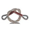 Protecta 1 m Polyamide Restraint Rope Lanyard with Loops and Sewed Thimble Loop AL410C