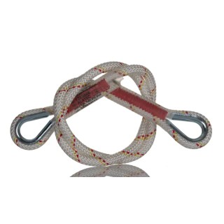 Protecta 1 m Polyamide Restraint Rope Lanyard with Loops and Sewed Thimble Loop AL410C