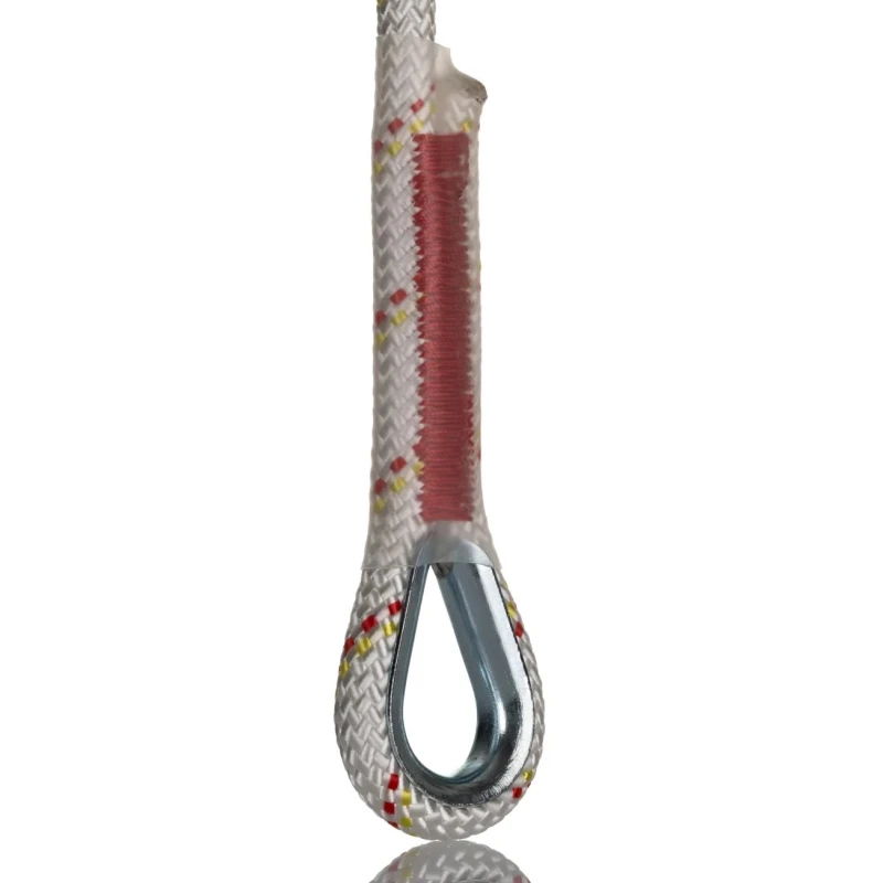 Protecta 1 m Polyamide Restraint Rope Lanyard with Loops and Sewed Thimble Loop AL410C