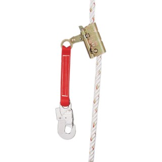 Protecta Steel Rope Grab for 12 to 16 mm Rope Diameter Vertical Orientation with Snap Hook Connector AC202/03