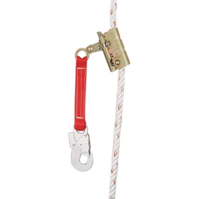 Protecta Steel Rope Grab for 12 to 16 mm Rope Diameter Vertical Orientation with Snap Hook Connector AC202/03