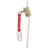Protecta Steel Rope Grab for 12 to 16 mm Rope Diameter Vertical Orientation with Snap Hook Connector AC202/03
