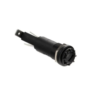 Bulgin 16A Panel Mount Fuse Holder 1 Pole for 6.3 x 32 mm Fuses 250V AC FX0419
