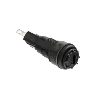 Bulgin 10A Panel Mount Fuse Holder, 1P-Pole, 250V AC, Nylon and Polyester Construction FX0462