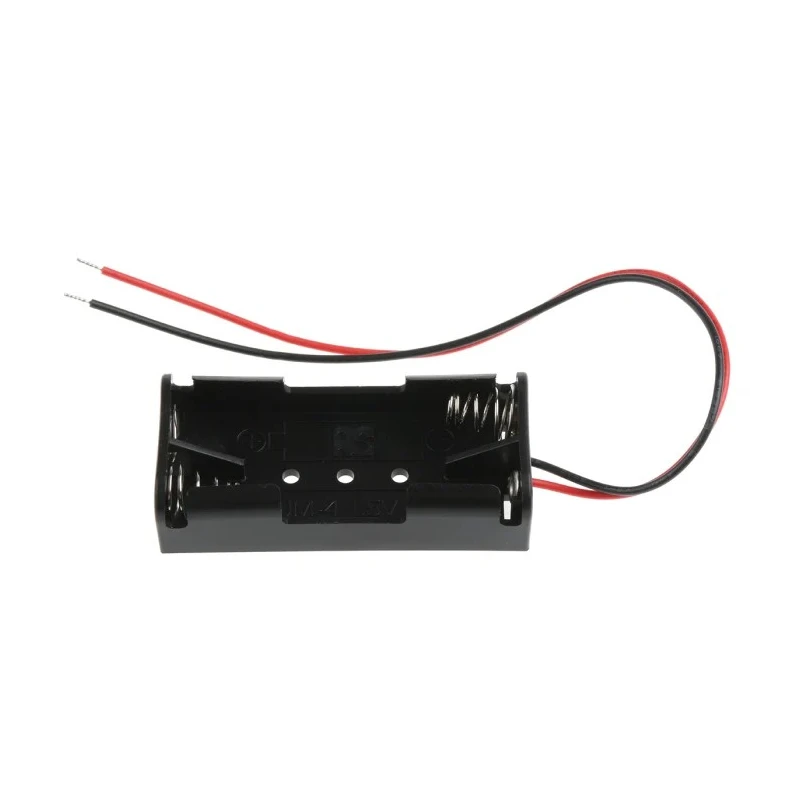 RS PRO Battery Holder for 2 x AAA Batteries Chassis Mount Polypropylene Body with Coil Spring Termination 512-3552