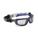 Bolle Safety Baxter Wraparound Safety Glasses with Anti-Scratch and Anti-Fog Coating, Brown Polycarbonate Lens BAXCSP