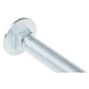 RS PRO Bright Zinc Steel Coach Bolt M10 x 100 mm, Square Neck, Grade 4.8, Metric Thread 512-1130