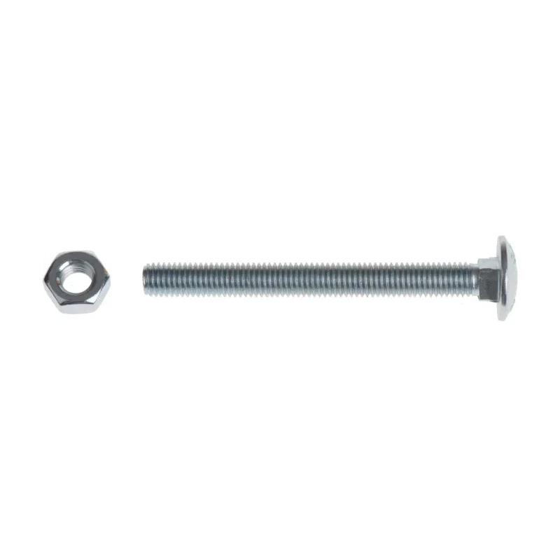 RS PRO Bright Zinc Steel Coach Bolt M10 x 100 mm, Square Neck, Grade 4.8, Metric Thread 512-1130