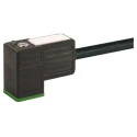 Murrelektronik Limited DIN 43650 Connector Female, Black, IP66K IP67, 24 V AC/DC Voltage 7000-80021-6361000