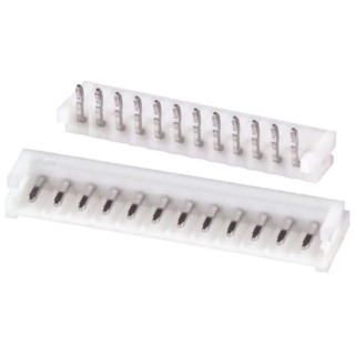 JST EH Series Right Angle Through Hole PCB Header 12 Contact, 2.5 mm Pitch, 1 Row, Shrouded S12B-EH (LF) (SN)
