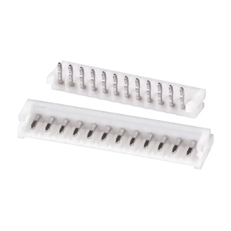 JST EH Series Right Angle Through Hole PCB Header 12 Contact, 2.5 mm Pitch, 1 Row, Shrouded S12B-EH (LF) (SN)