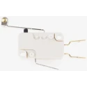 ZF Roller Lever Micro Switch Tab Terminal 100mA 250V AC SPDT IP40 D413 V3RD